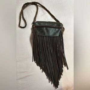 Vintage Boho Authentic Louis Vuitton Fringe Crossbody